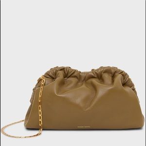 Mansur Gavriel chain mini cloud clutch
